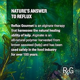 REFLUX GOURMET - Mint Chocolate Rescue All-Natural Alginate Therapy, Acid Reflux, GERD, LPR, Heartburn Relief, Made from All Natural Ingredients Considered Safe for Children and Pregnant Women