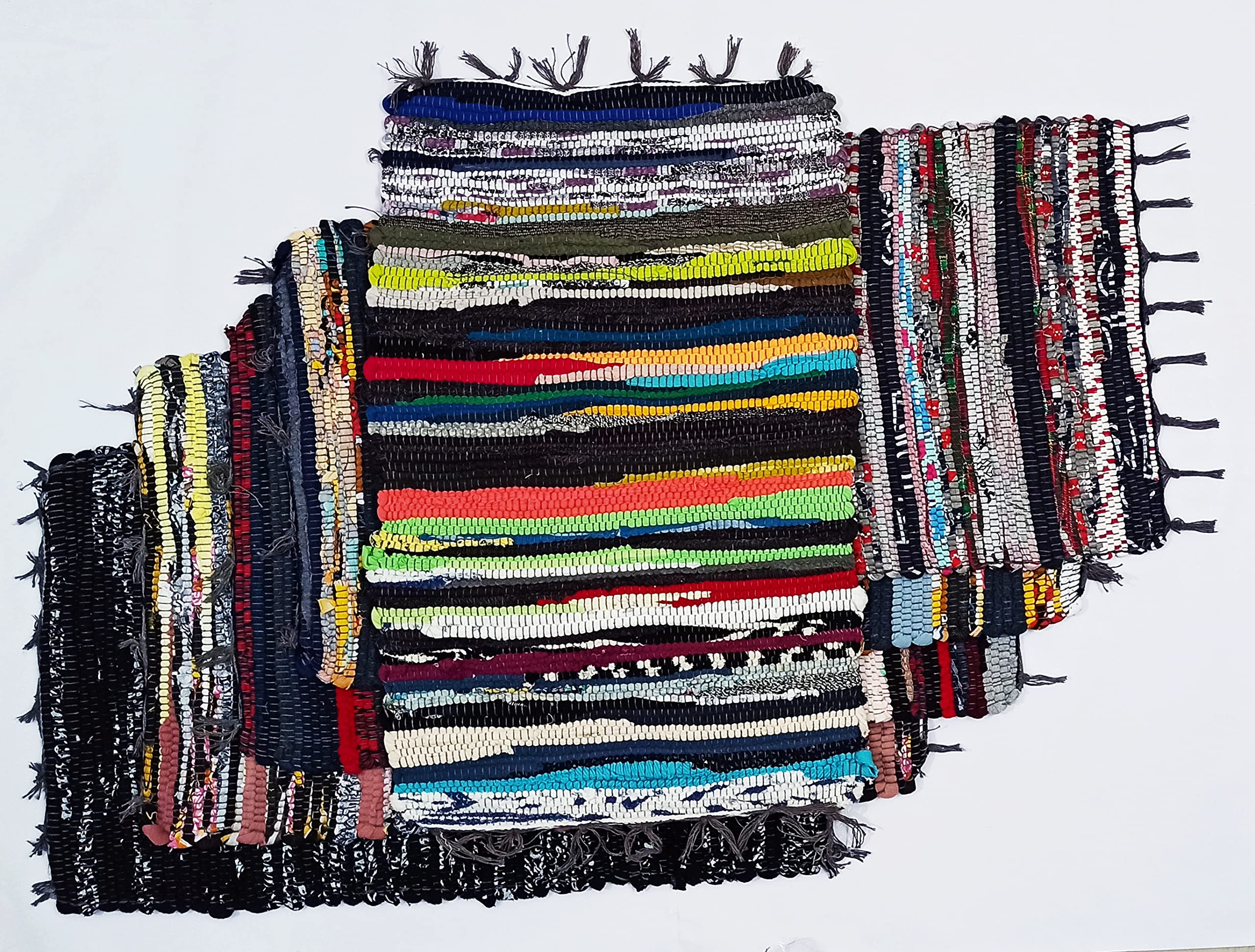 Door Mats for Home (Multicolor 16 x 27 inchs) Pack of 5-image-31