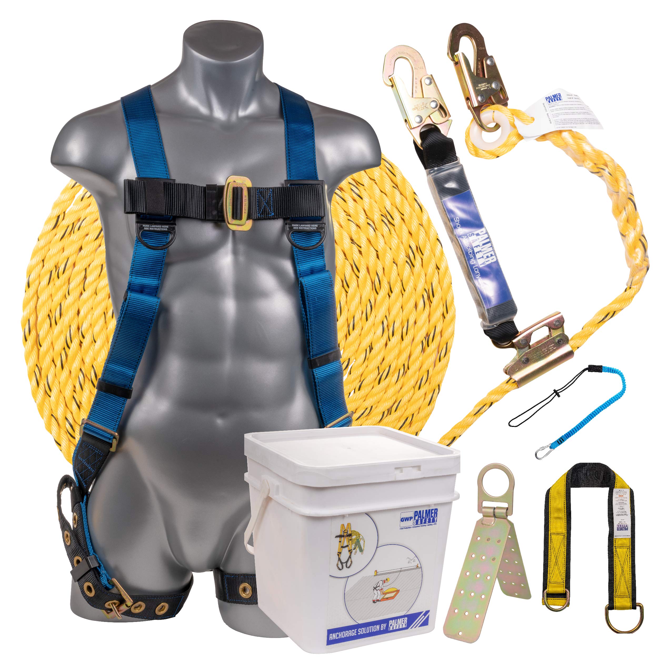 Buy Fall Protection Roofing Bucket Kit I FullBody Harness, 50