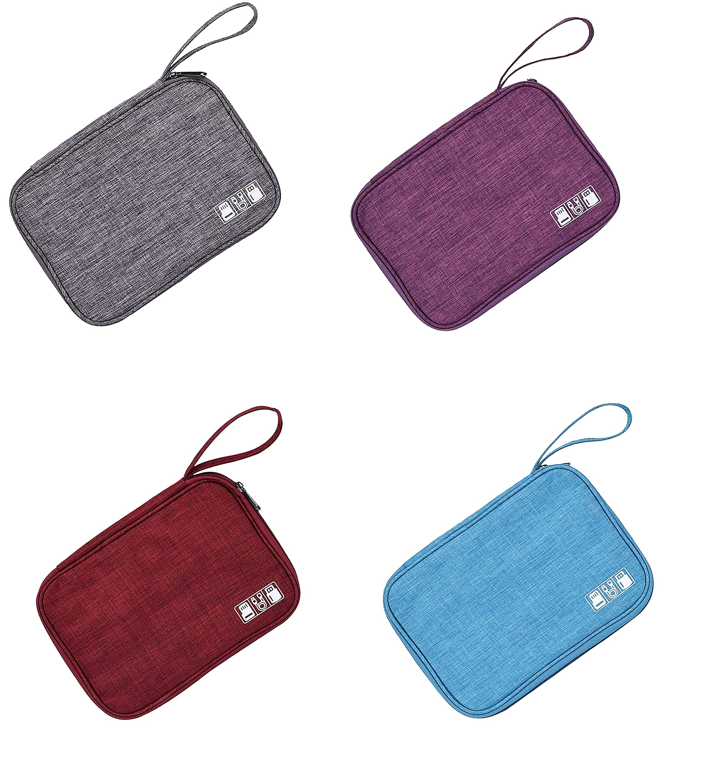 Inditradition Portable Electronic Accessories Organizer Bag for Earphone, USB Cable, Power Bank, Hard Disc, Mobile Charge (18x11 cm, Assorted Colour) (B0C415LYHL) Amazon Price History, Amazon Price Tracker