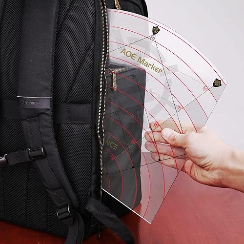 Miniatura 7 de Enhance Plantilla AOE de hechizos de 60 pies  Marcador de área de efecto DND para alfombrilla de rejilla de batalla de 1 pulgada o terreno sin