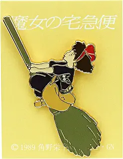 魔女の宅急便 ピンバッチ 魔女 ほうき MH-04