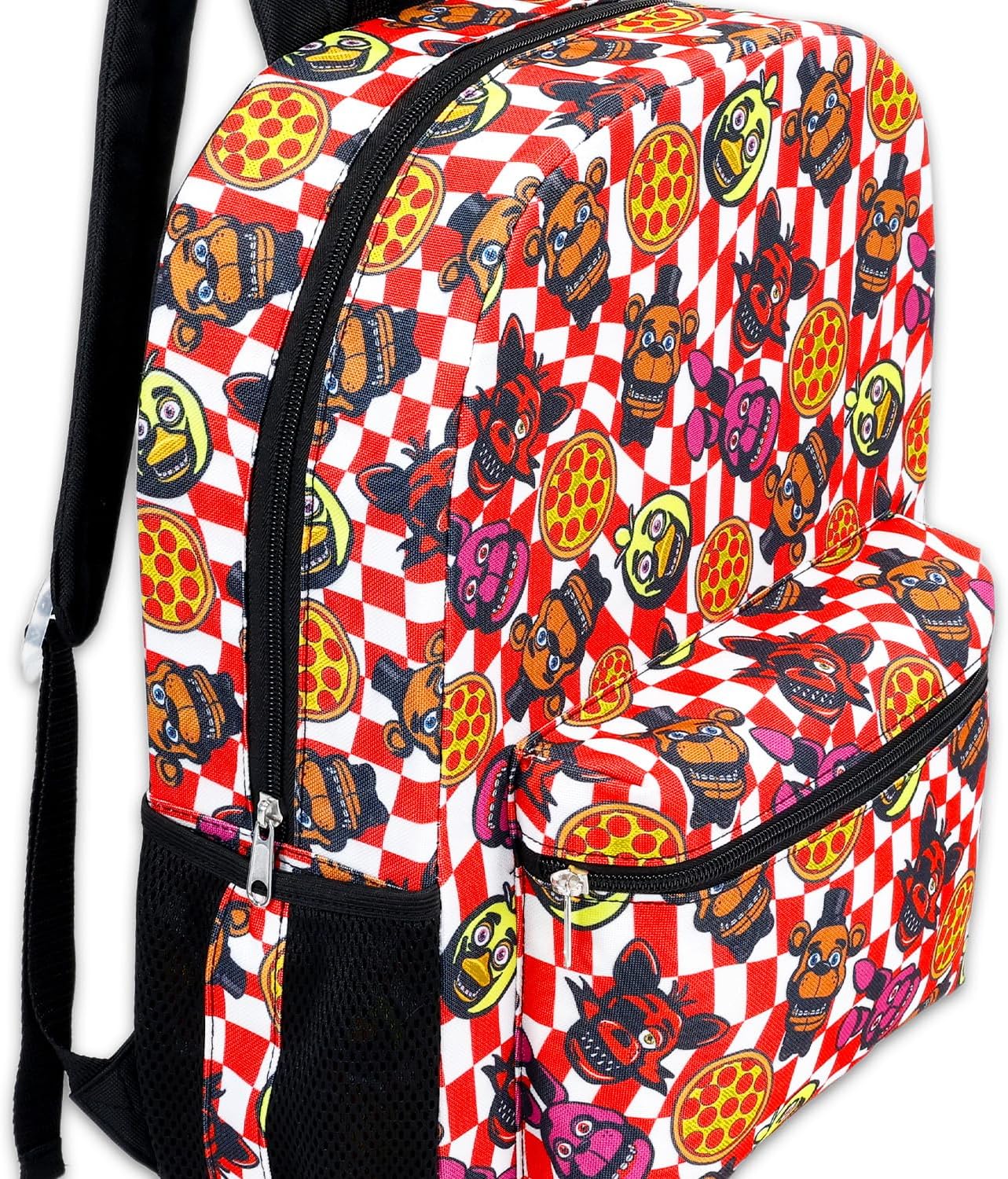 Five Nights at Freddy's Backpack for Boys - Bundle with FNAF Backpack for Kids Plus Stickers, Water Bottle, More School Bag Set for Kids