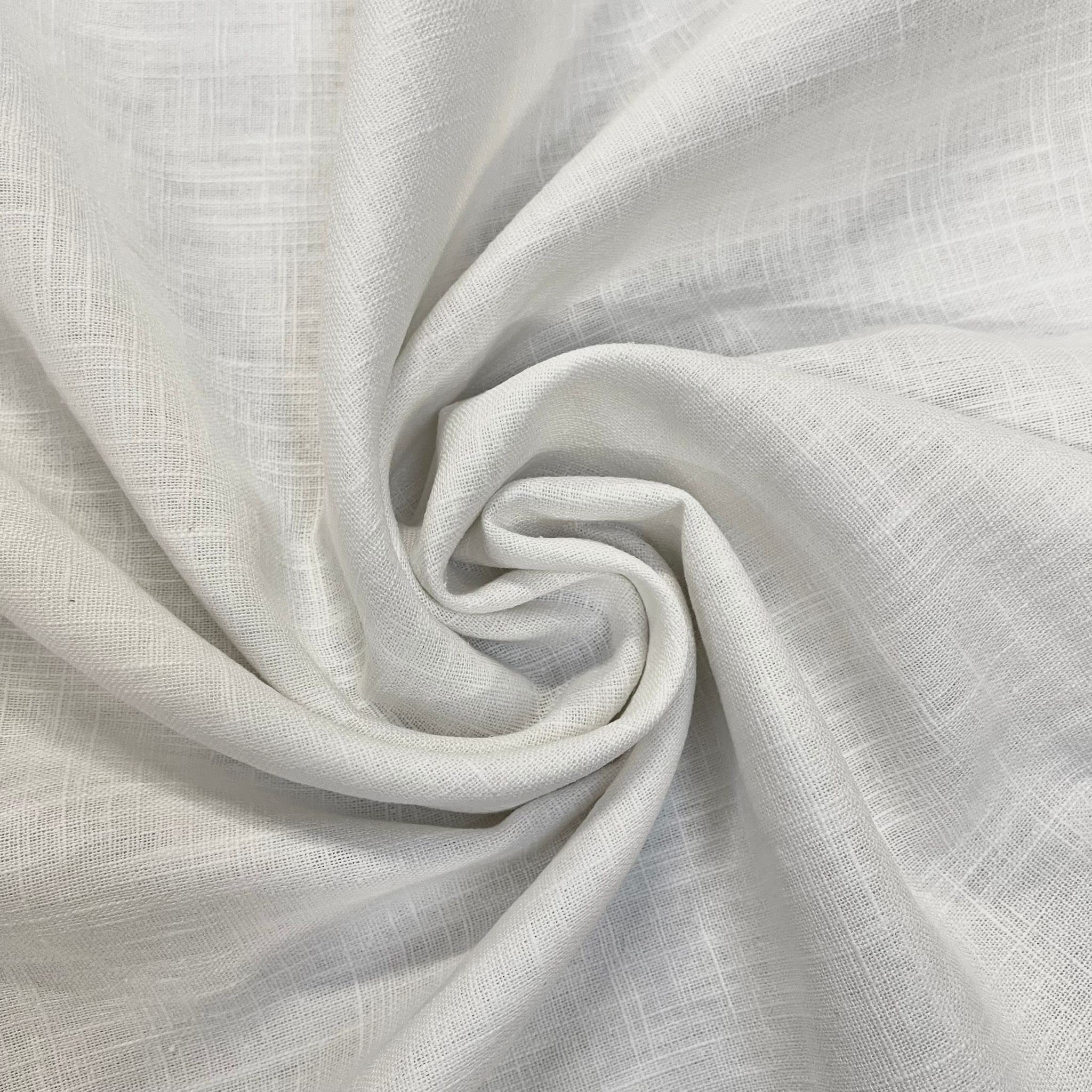 100% Pure Washed Linen Flax Fabric 45 Colours 136cm Wide 240gsm Per Metre - ONE METRE — image 1