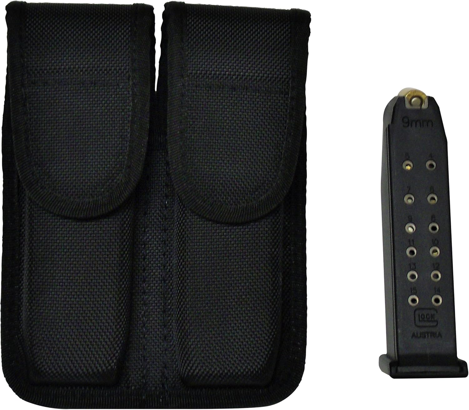 Double Magazine Pouch fits Glock .40 Cal mags Models 22, 23, 24, 27, 35