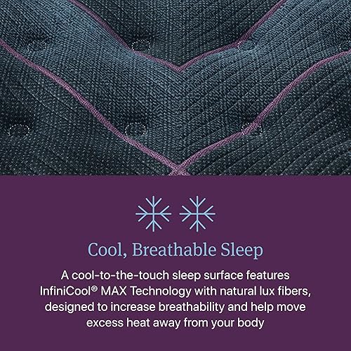 Vista 4 de Beautyrest World Class Level Three Extra Firm 14.25" Colchón - Tamaño King - Soporte duradero, alivio de presión, enfriamiento, separación