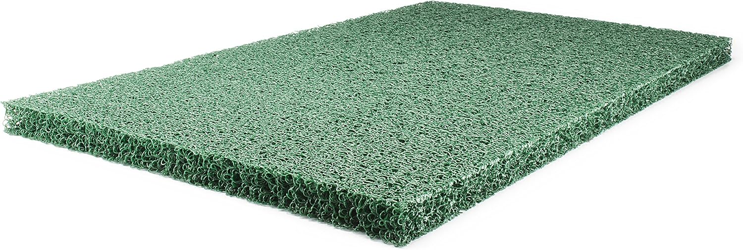 Aquascape Filter Media Mat 24" x 39" | Medium Density | Green | for Pond Skimmer and Water Filtration Systems