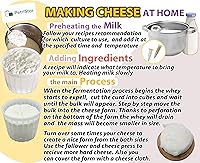 Vista 5 de Molde de queso suave para hacer queso de 3 cuartos de galón - Molde para hacer queso - Molde en forma de queso crema - Suministros caseros
