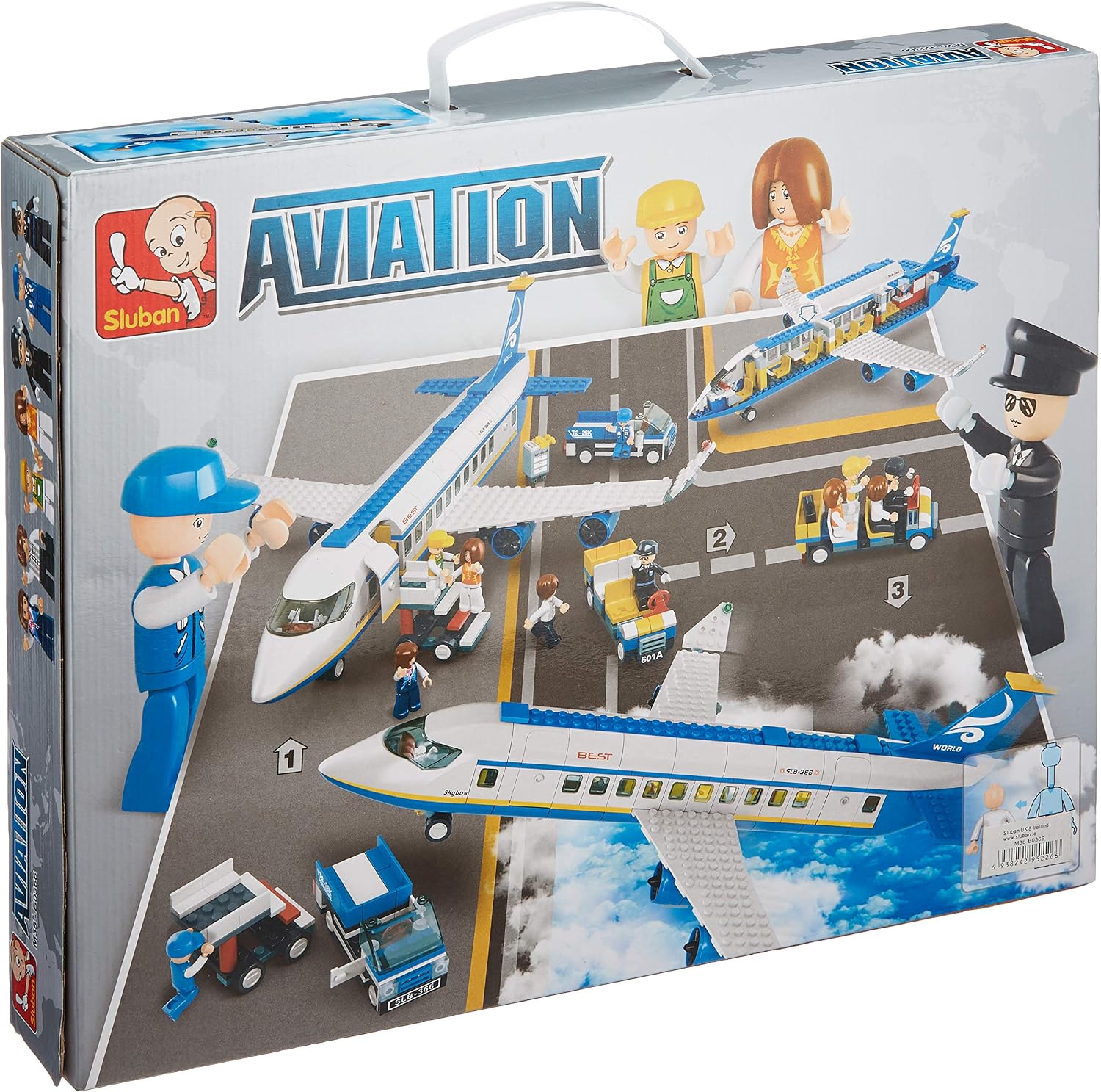 Sluban Passenger Plane Aviation Building Kit (463 Pieces)