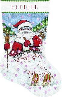 Skiing Santa
