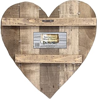 BCI Crafts Reclaimed Wood Heart 14"X14"-Blank