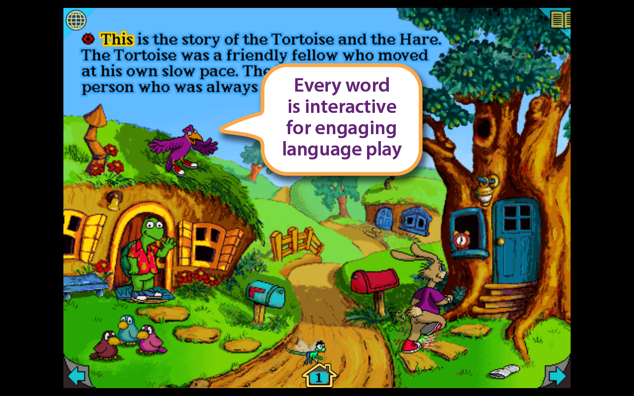 Tortoise and the Hare - interactive storybook in English and Spanish ...