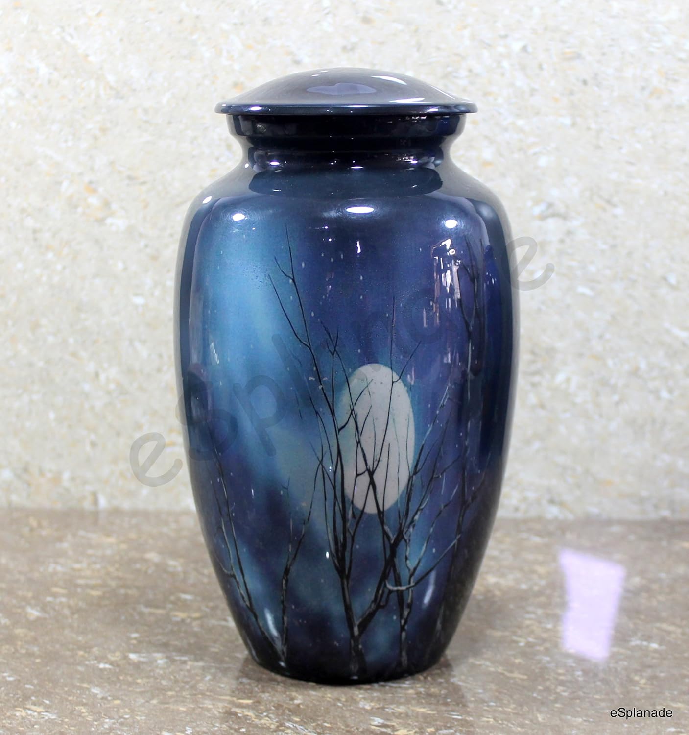 eSplanade Cremation Urn Memorial Container Jar Pot Cremation Urns