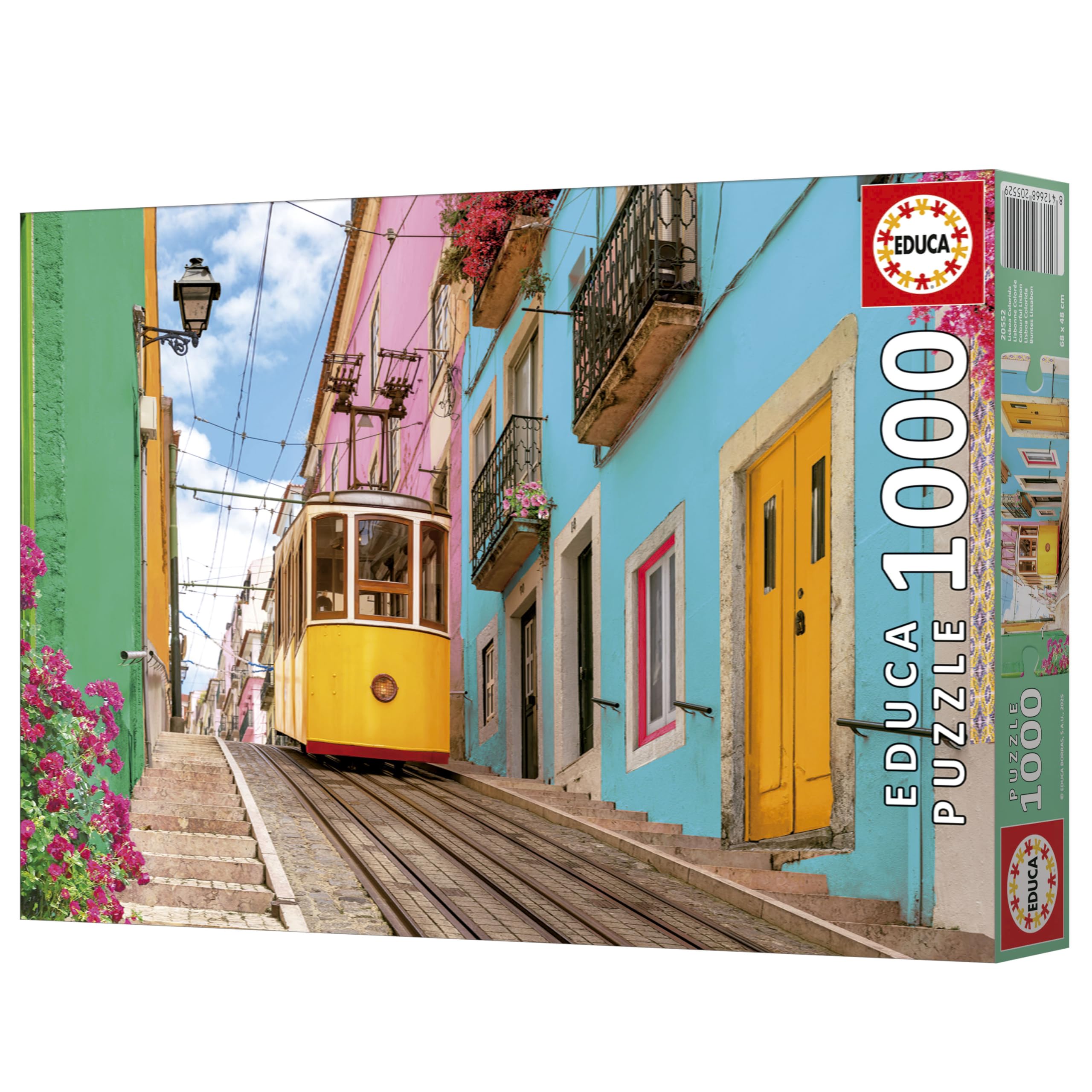 Educa - Puzzle de 1000 Piezas para Adultos | Lisboa Colorida | Medidas: 68 x 48 cm | A Partir de 14 años (20552) — view 3