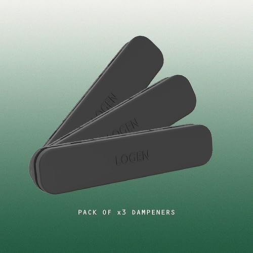 Miniatura 6 de LOGEN Amortiguador de tenis  Se mantiene en la raqueta  Paquete de 3 amortiguadores de raqueta de tenis  Amortiguador de vibraciones de tenis