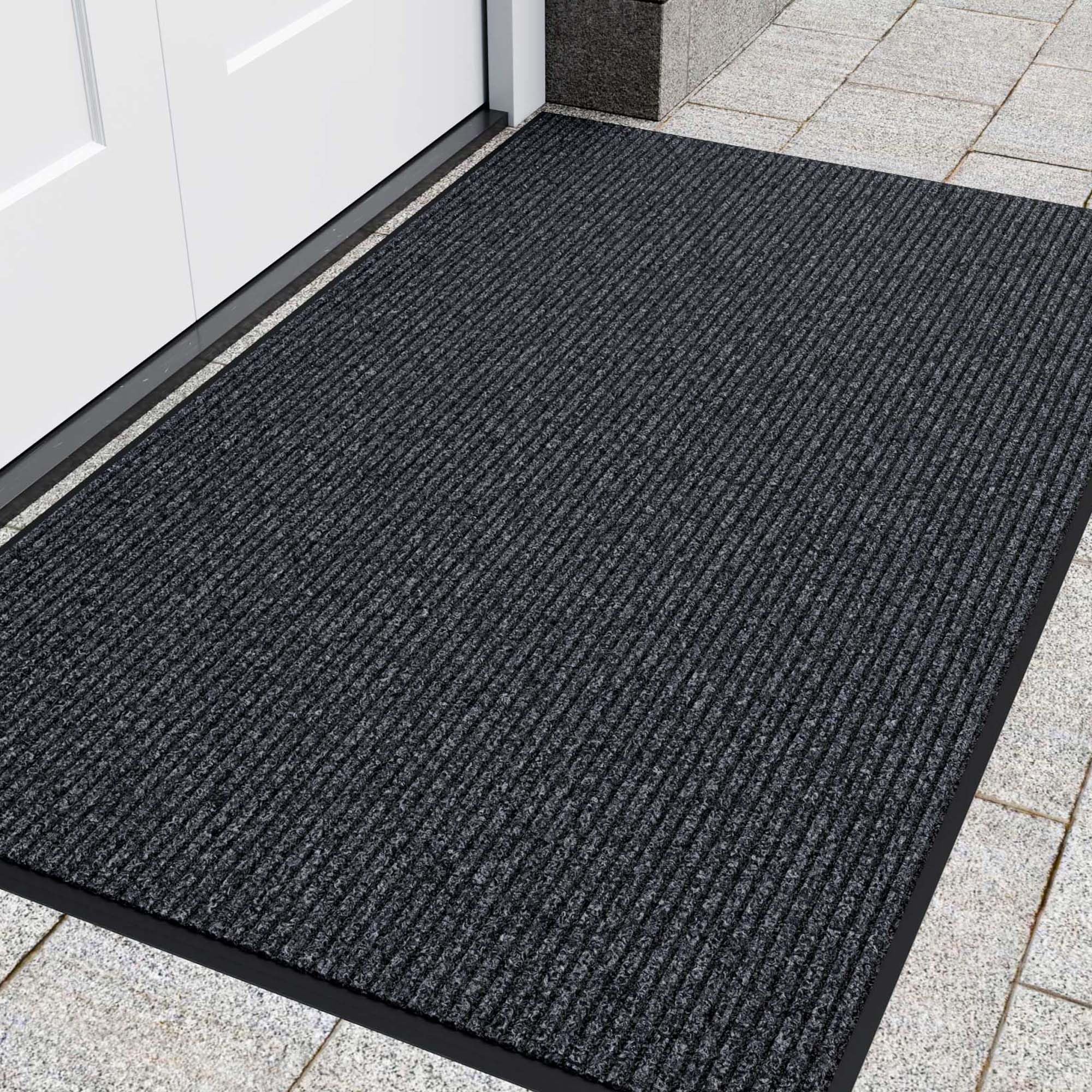 Saluro Front Door Mat, 72" x 48" Heavy Duty Indoor Outdoor Entrance Mat for Commercial Entryway, Welcome Durable Non-Slip Rubber Backing, Low-Profile