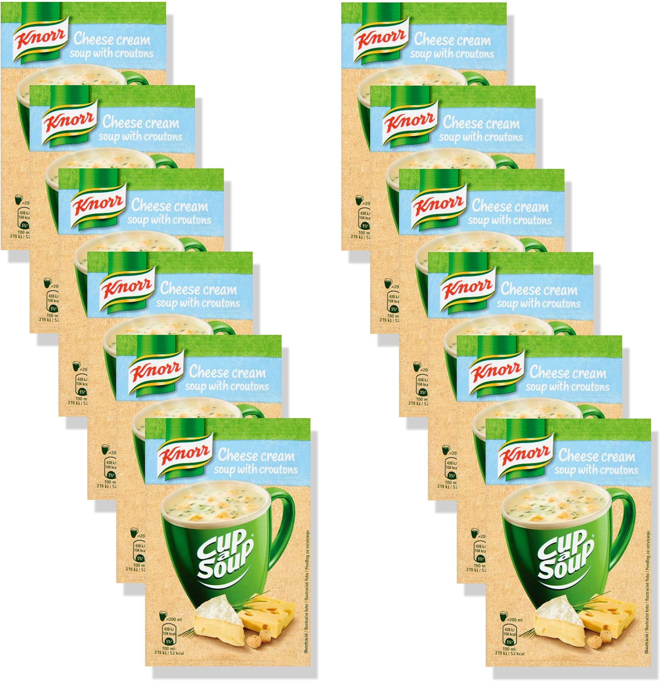 Cup two Soup Instant - Cheese Soup With Croutons - Total 12