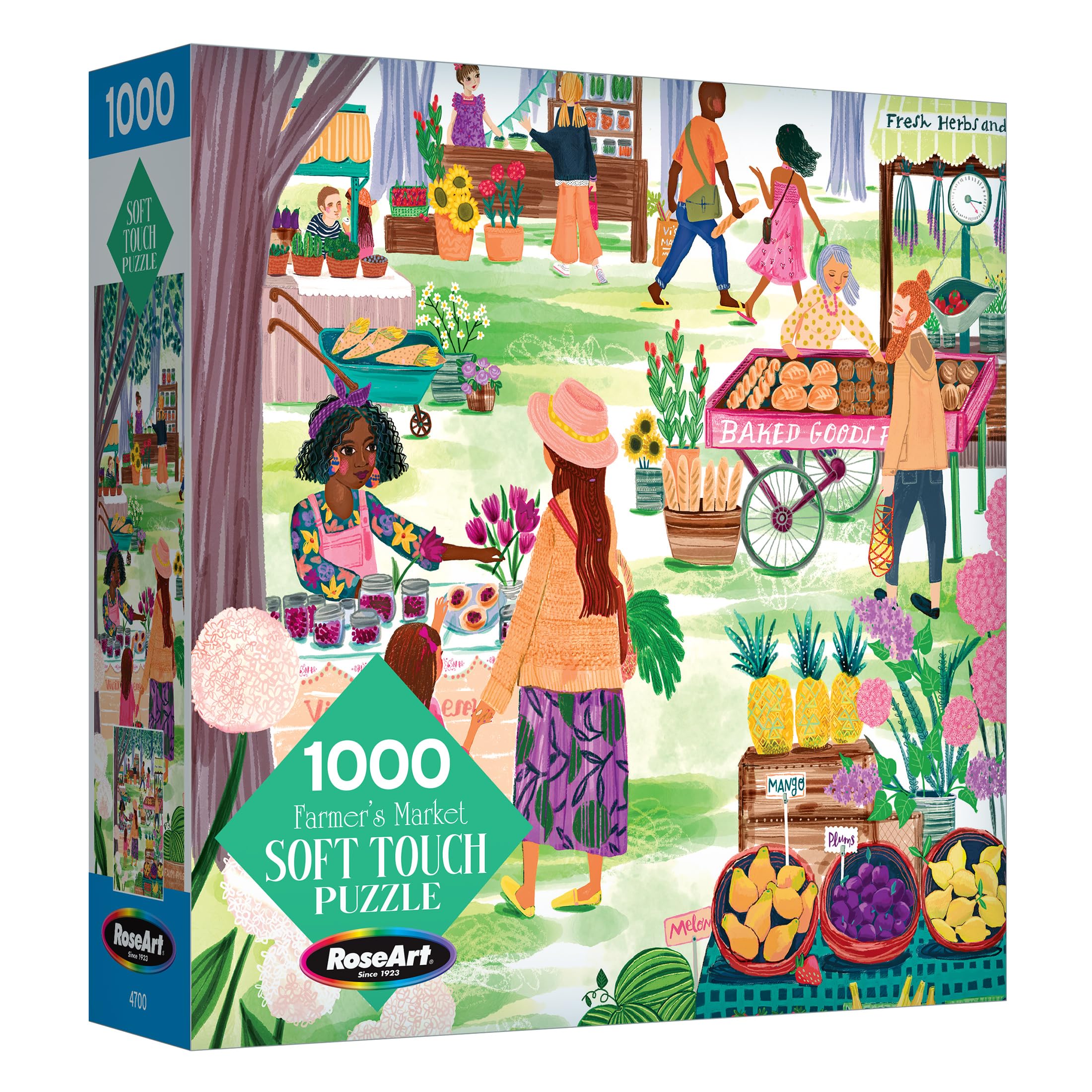 Amazon.com: RoseArt - Soft Touch - Farmer's Market - 1000 Piece