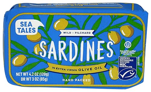 Sea Tales Sardinas en Aceite de Oliva, 4.2 OZ