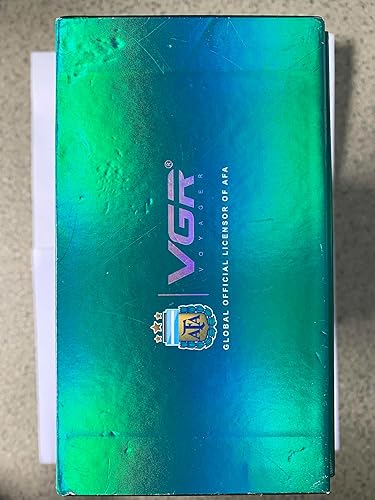 Miniatura 12 de VGR Juego de cortapelos y recortadores de pelo para hombres profesionales, T-Blade Zero Gapped Beard Trimmer, kit de corte de pelo con