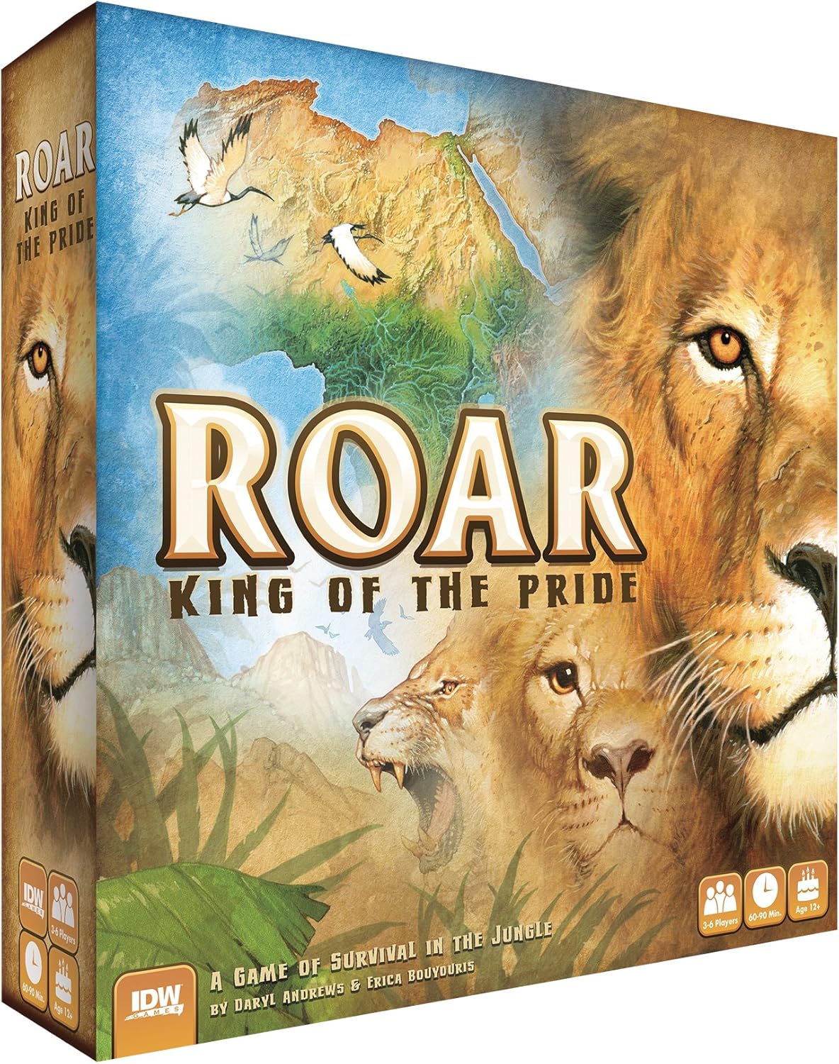 IDW Games Roar: King of the Pride Strategic Board Game