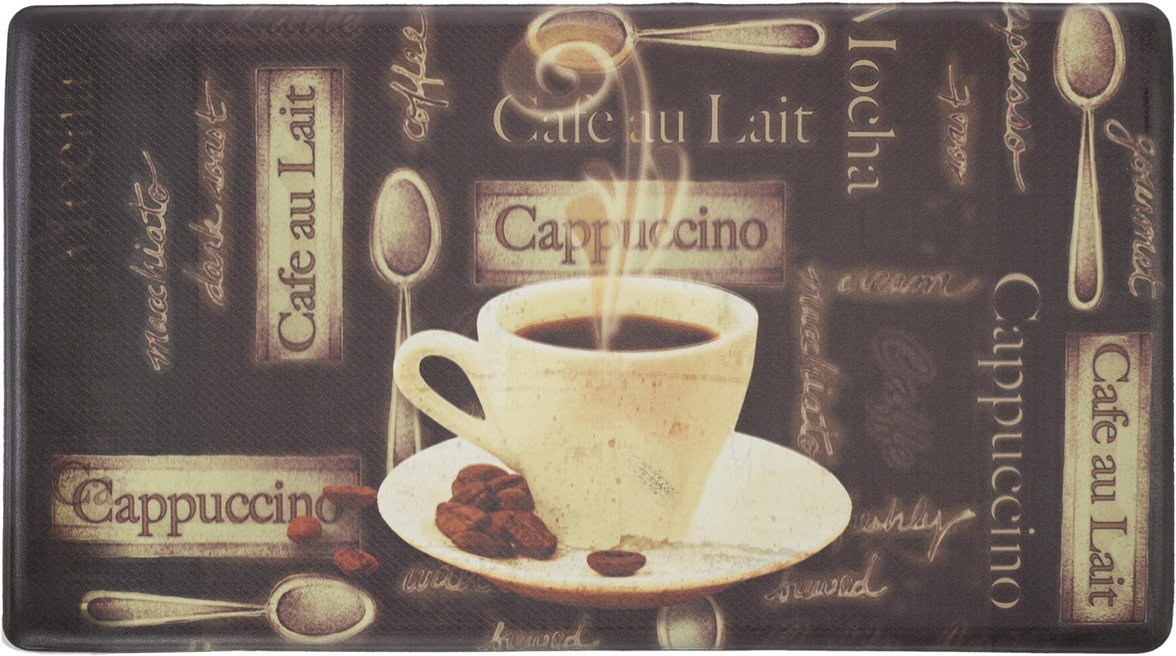 Chef Gear Café Au Lait Anti-Fatigue Comfort Memory Foam 18 x 30 Kitchen Chef Mat