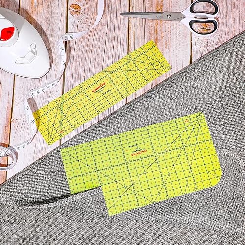 Miniatura 7 de Regla de planchado en caliente, resistente al calor, herramientas de costura, herramienta de medición hecha a mano para hierro eléctrico, trabajo en