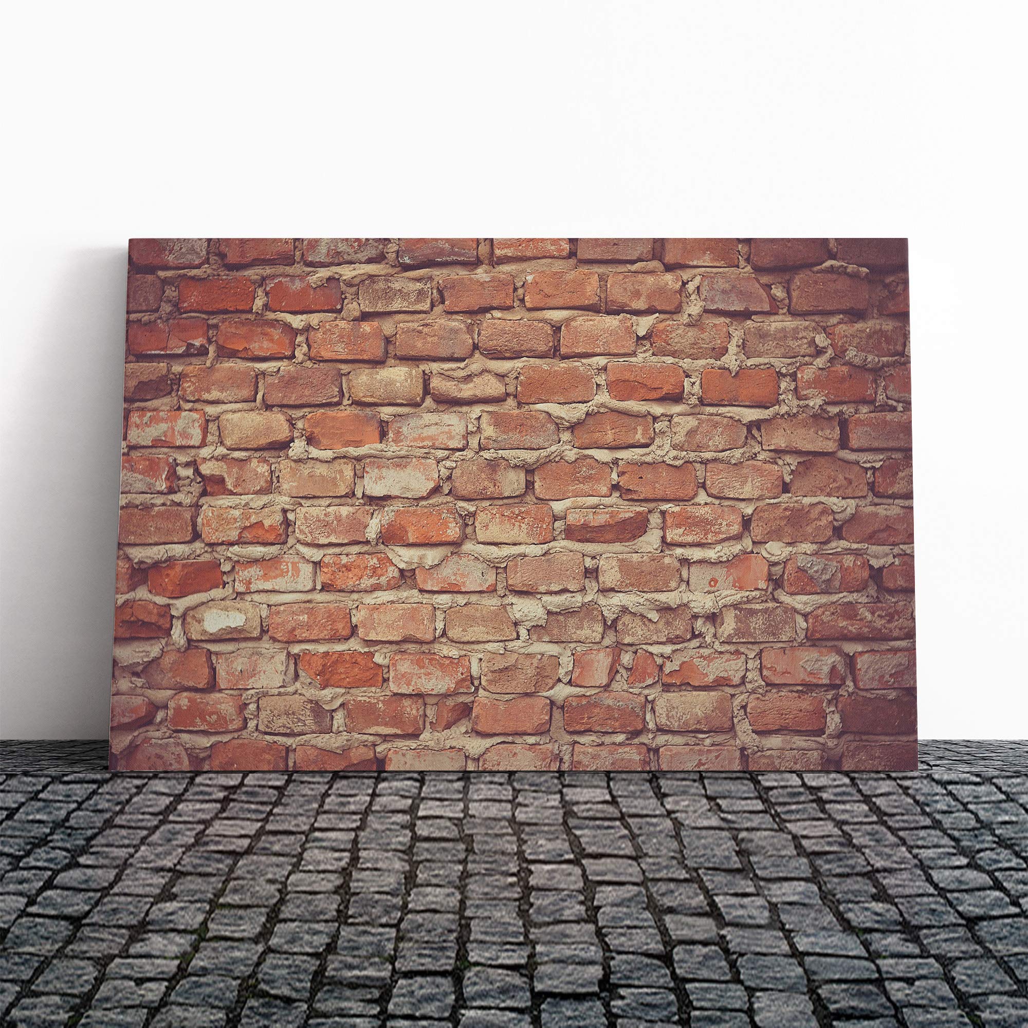 Art Brick Wall Vol.2 Canvas Print | Gallery Wrapped 30mm Frame Wall Art | 30x20 inches | Ready to Hang | Contemporary Picture | Living Room Bedroom Lounge Office