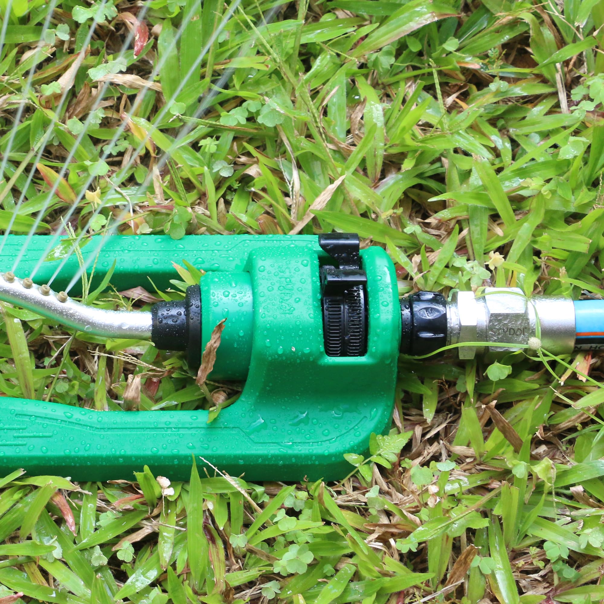 STYDDI Kit de accesorios de reparación de manguera de jardín de acero inoxidable 304 de 3/4 pulgadas, acoplador de extremos de repuesto macho y hembra de alta resistencia, conector de reparación de