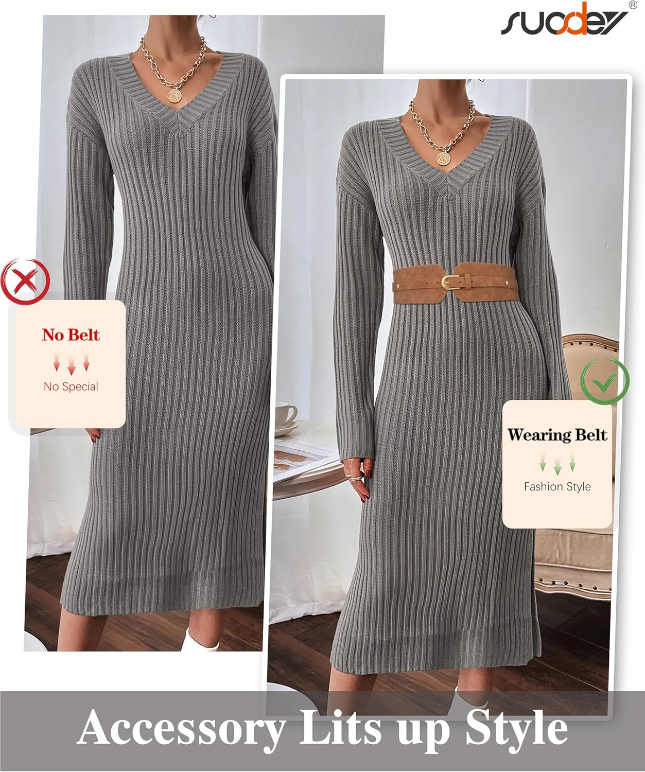 SUOSDEY Womens Wide Elastic Waist Belt for Dress Ladies Stretch Cinch Belt for Women - Image 5