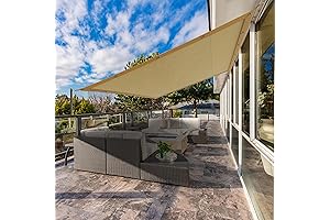 MEKKAPRO sunshade for apartment balcony (6' x 10') in Black
