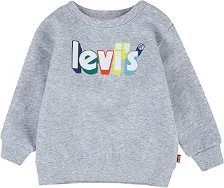 Levi%27s Baby,Clothing,Baby Boys 0-24m,Hoodies & Tracksuits,Sweatshirts Levi's Kids Poster Logo Crewneck Sweat Baby Boys