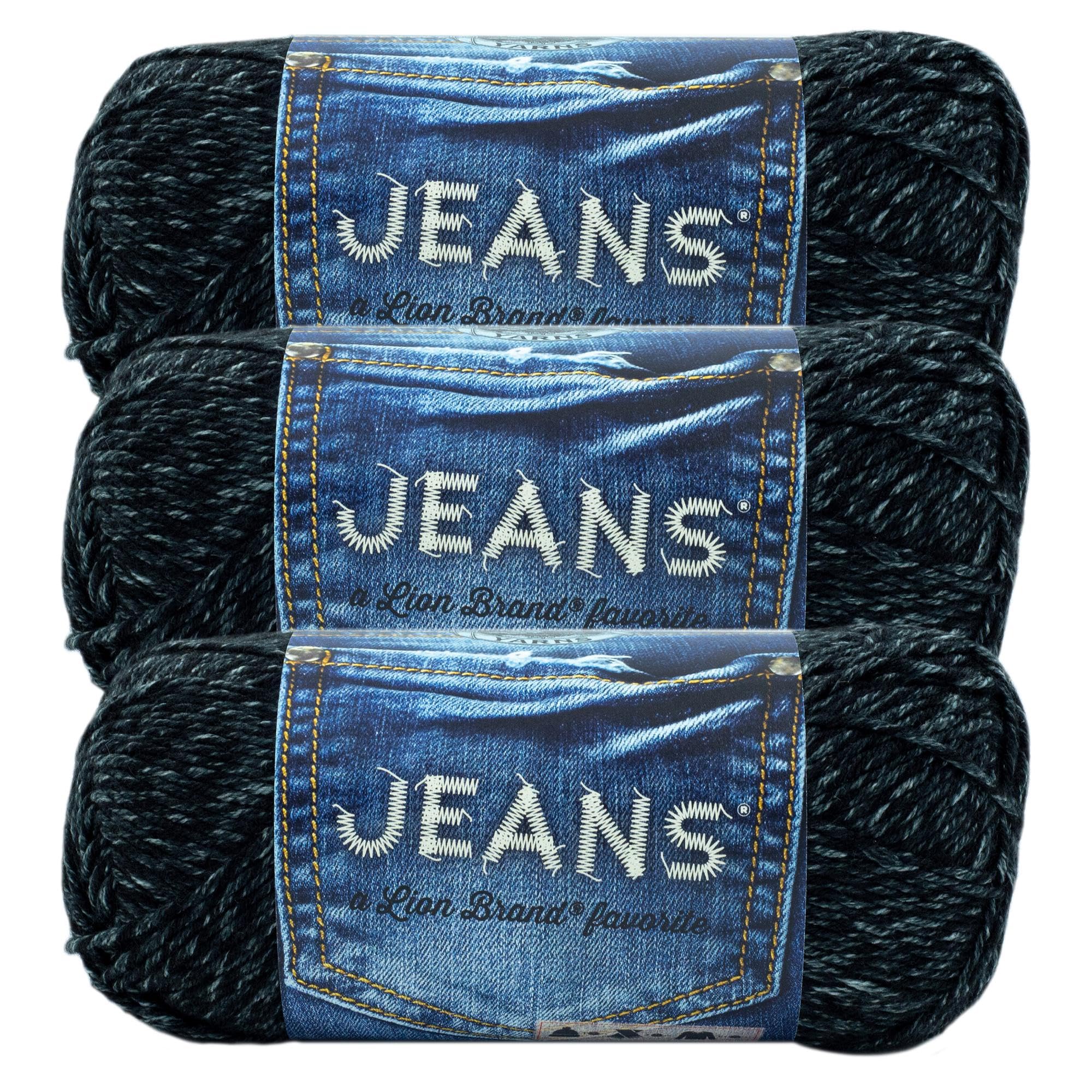 Fil pour jeans Lion Brand couleur tuyau de poêle pour tricoter vos tenues de mi-saison