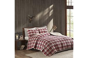 Woolrich Red Plaid Quilt: Cabin Comfort and Style