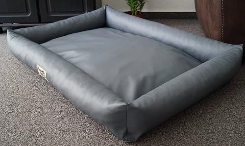 Cama para perros Hundebettenmanufaktur, sofá para dormir, de piel sintética, impecable