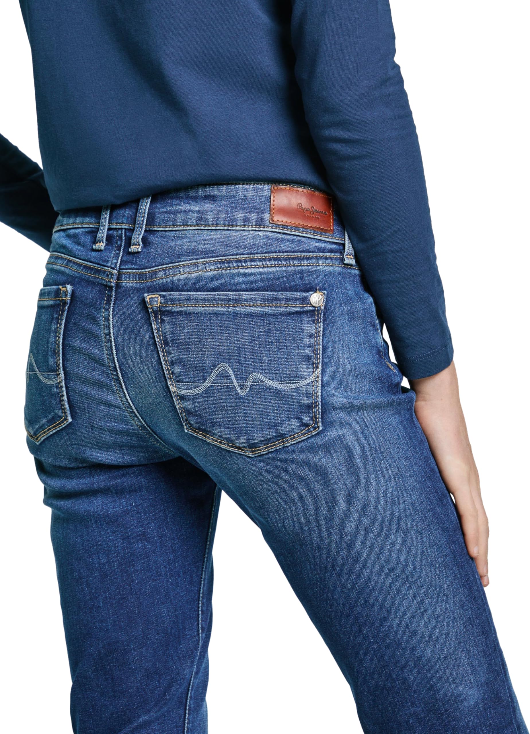 Pepe Jeans Soho, Jeans Mujer, Azul (Denim-z63), 26W / 32L