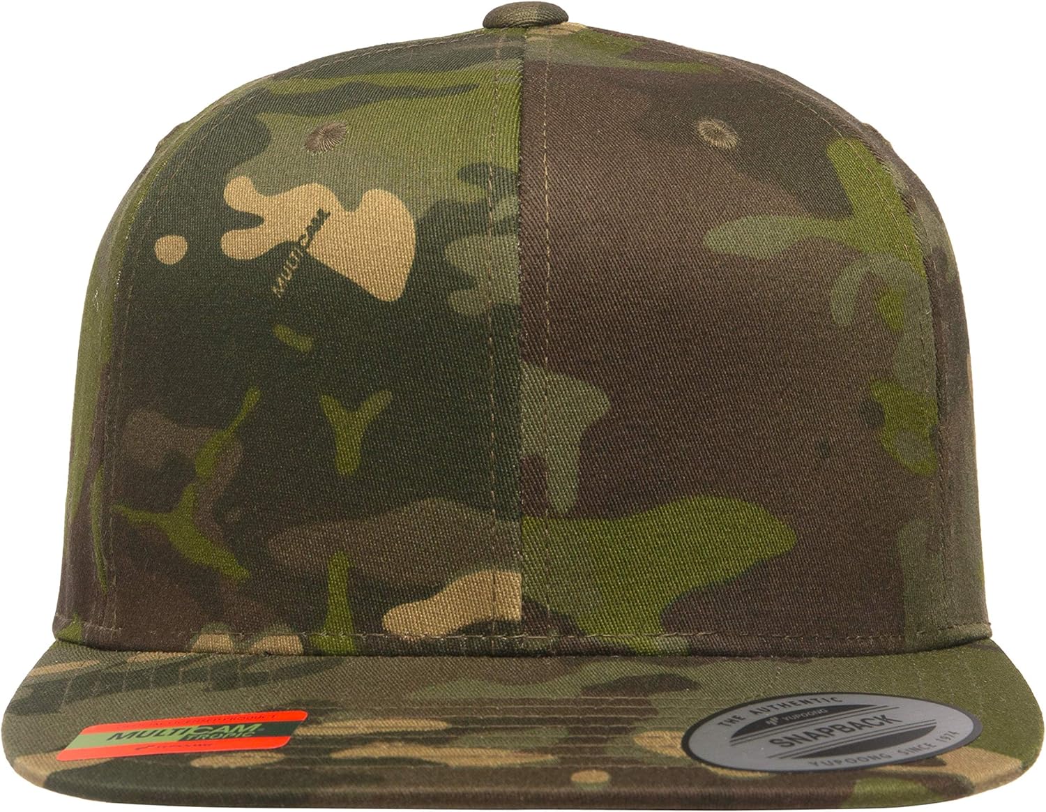 6-Panel Structured Flat Visor Classic Snapback (6089) - Image 2