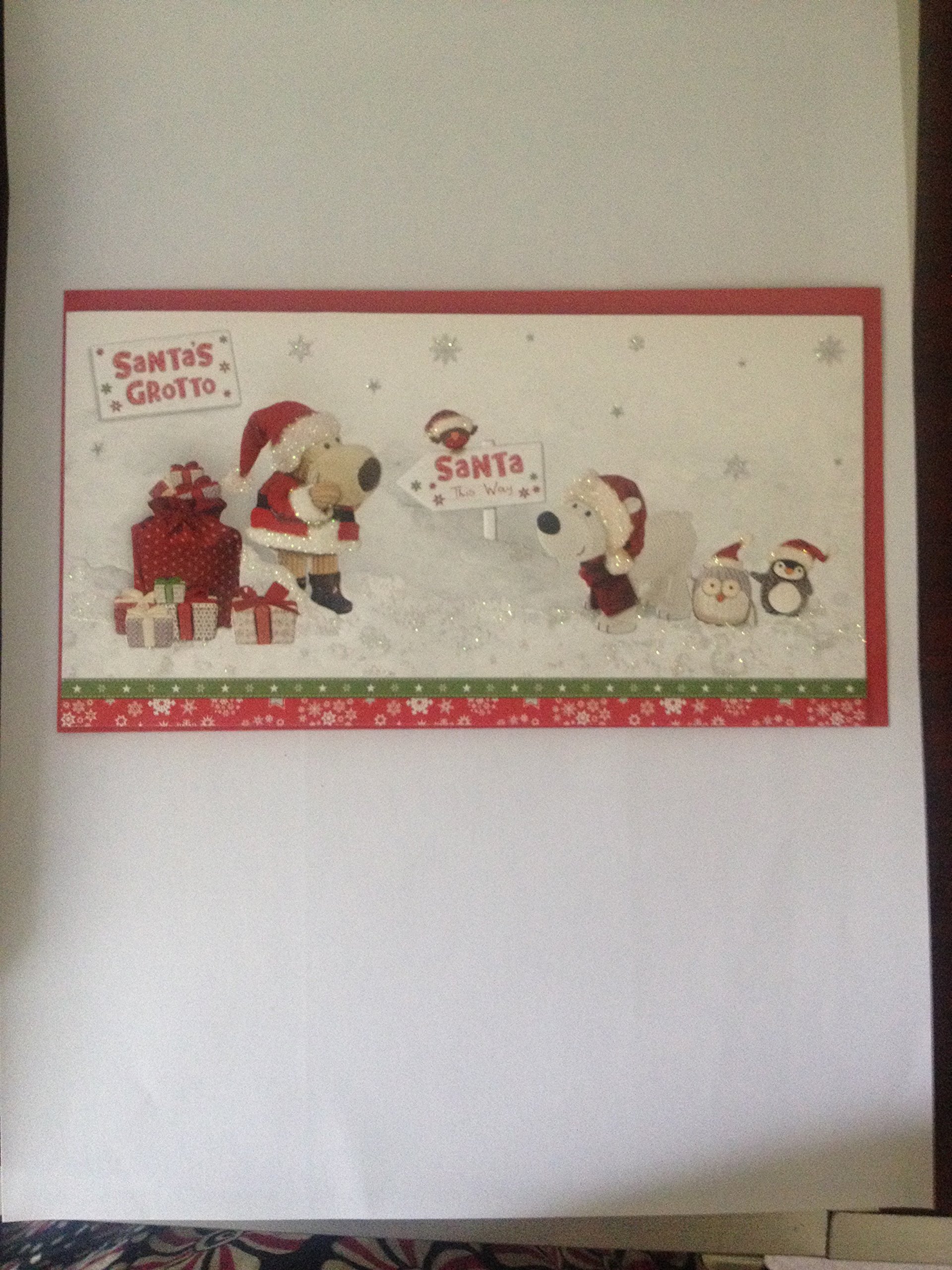 Shop Multicolor Boofle Santa Grotto Money Wallet Christmas Card..