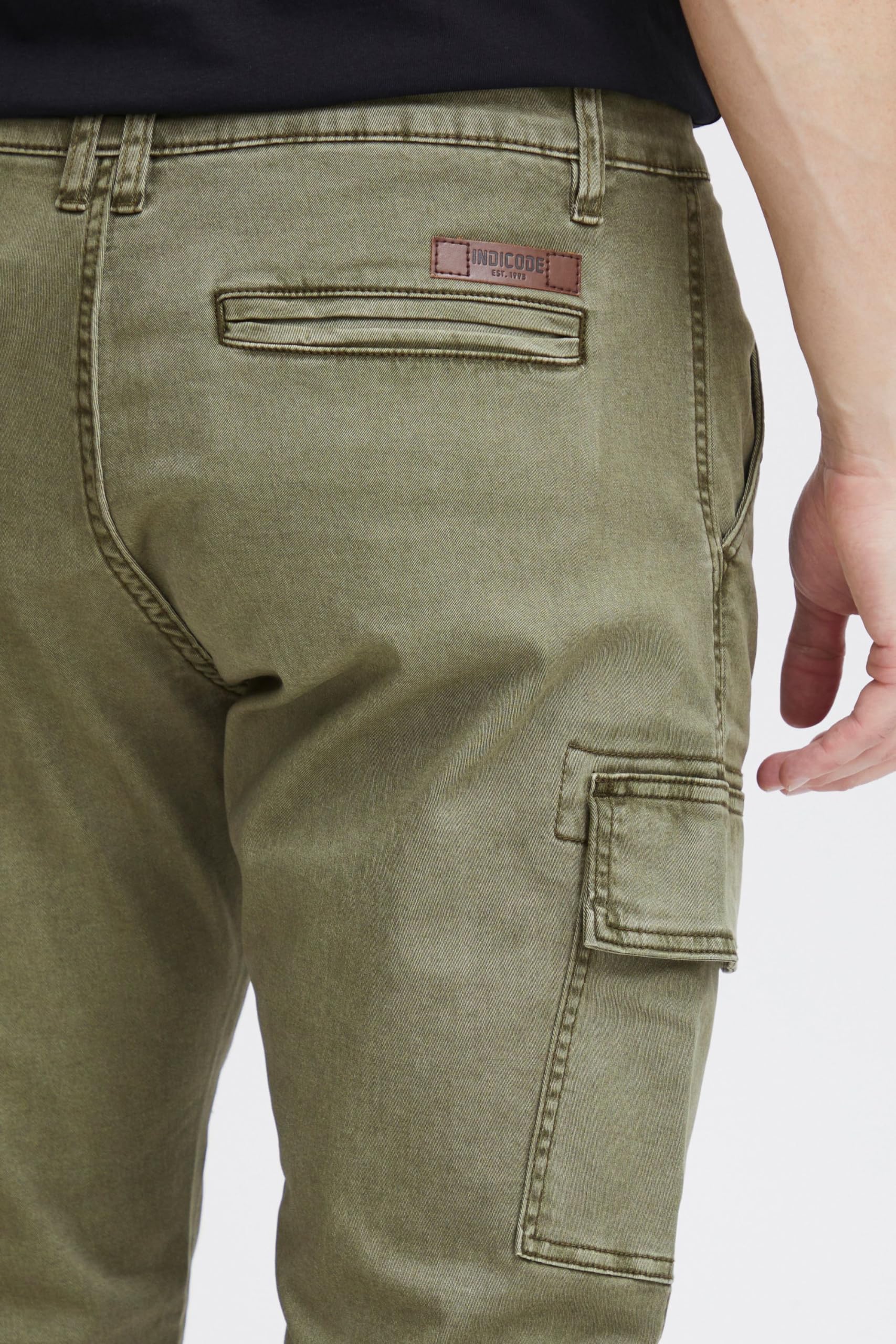 Indicode Bromfield Pantaloni Cargo Pantalone Panno da Uomo