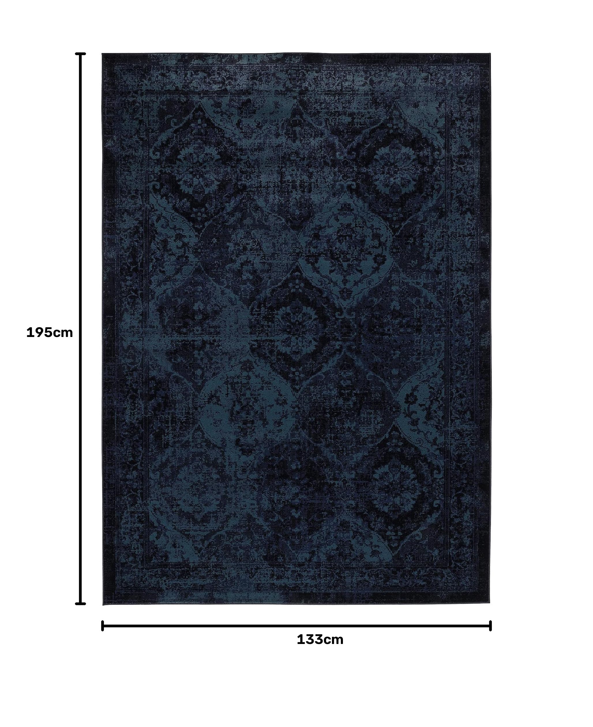 【廃盤・極美品】IKEA ラグ VONSBÄK 133x195 cm IKEA VONSBÄK Rug, Low Pile, 133x195 cm, Dark Blue: Buy Online at