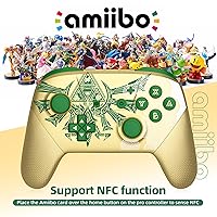 Vista 2 de Switch Pro Controller, Wireless Switch Controllers with Carrying Storage Case, Upgraded Gamepad Switch Remote Replacement for Switch Controller