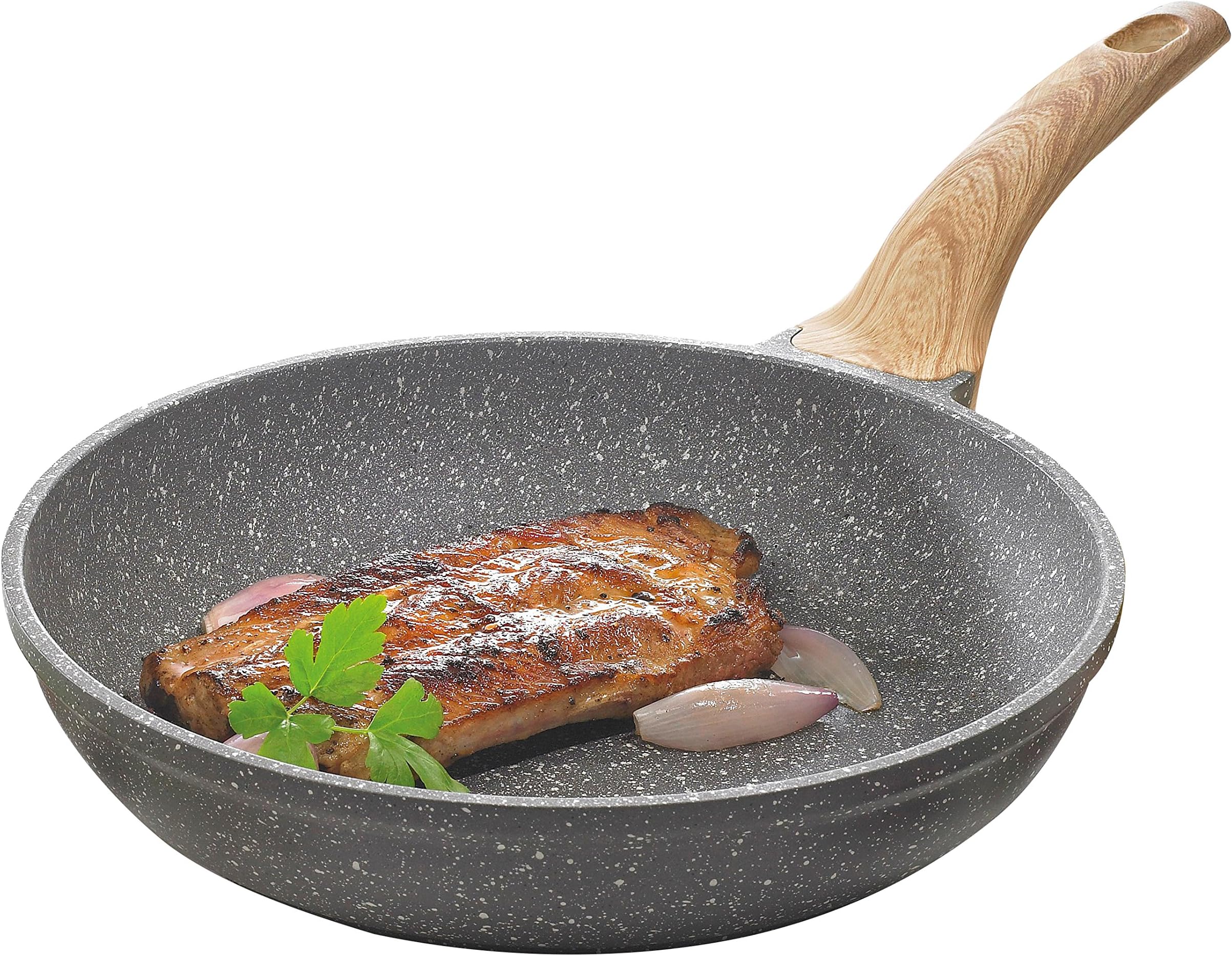 Yato Profi Bratpfanne 28 Cm – Teflon Platinum Plus, Aluguss, Induktionsgeeignet, Antihaft, Gastro-Qualität