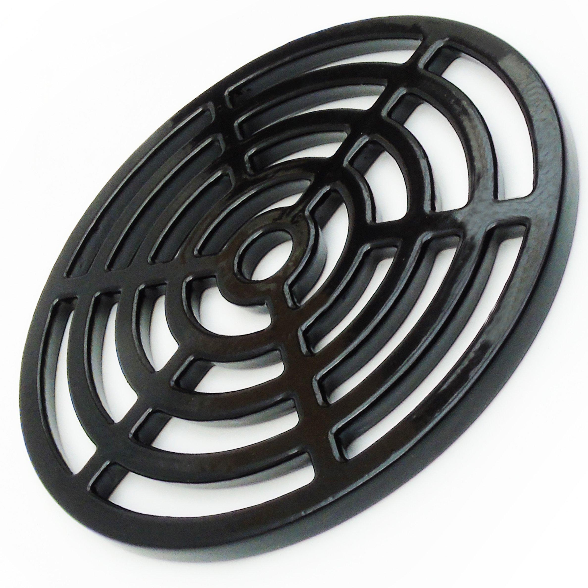 Jones & Grey - Round Cast Alloy Metal Drain Cover Gully Grid Grate (Standard 7" Inch (175mm))