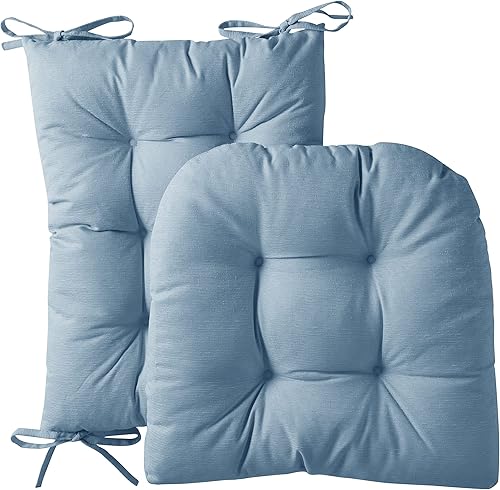 Vista 69 de Sweet Home Collection - Juego de cojines para silla mecedora (antideslizante, parte superior e inferior con lazos)