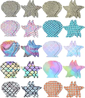 Copricapezzoli Donna Con Stickers Decorati | 12 Paia, Design Glitter E Pizzo | Per Feste E Eventi - Foto 5