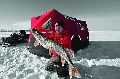 Miniatura 16 de Eskimo, refugio para hielo portátil, emergente, aislado FF949I FatFish, 3-4 personas.