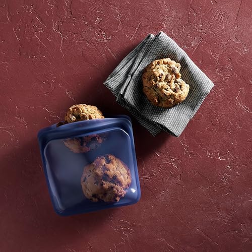 Miniatura 3 de Stasher Bolsa de silicona reutilizable de alta calidad para almacenamiento de alimentos, océano profundo, microondas, al vacío, apta para