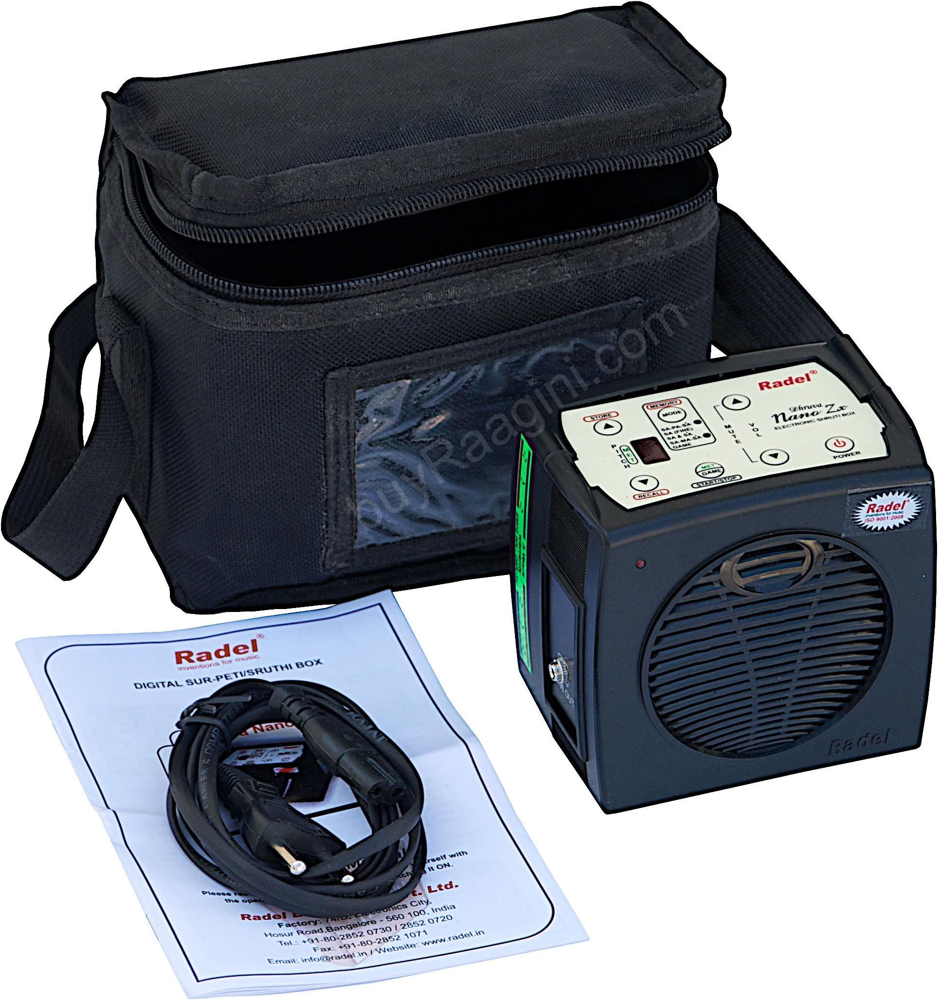 Radel Electronic Shruti Box - RADEL Dhruva Nano Zx Shruti Box, Surpeti, Shruthi Box, Digital Shruti Box, Bag, Instruction Manual, Power Cord (PDI-AFJ)