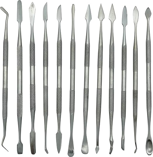 Wax Carving Tools Double Ended Spatulas/Carvers Set of 12
