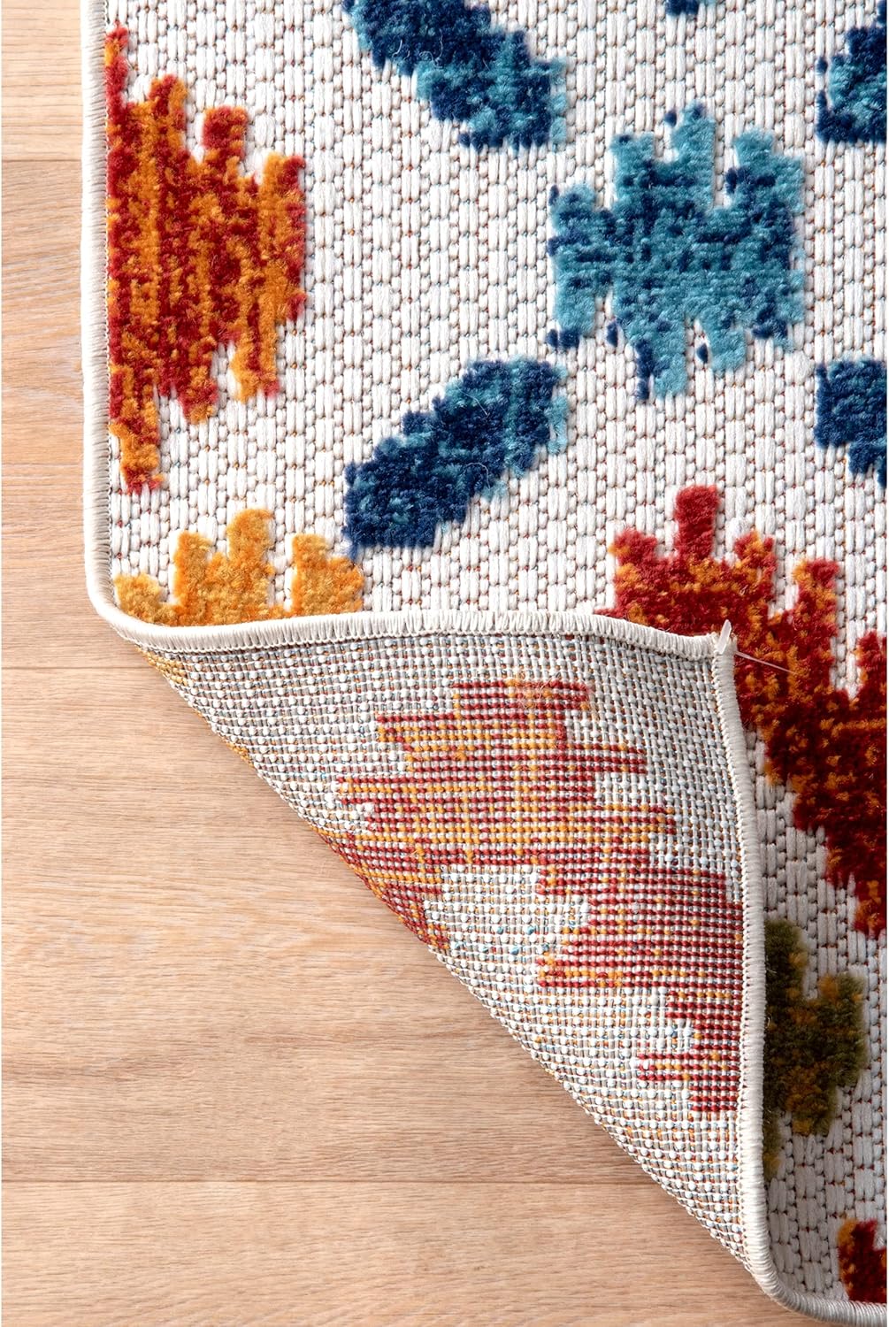 nuLOOM Indoor/Outdoor Transitional Labyrinth Accent Rug, 2x3, Blue